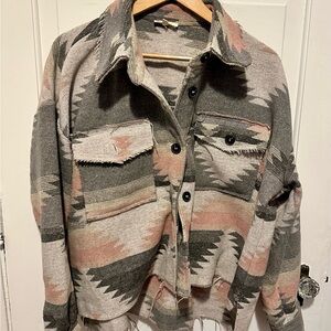 LA MIEL Multicolor Patterned Jacket